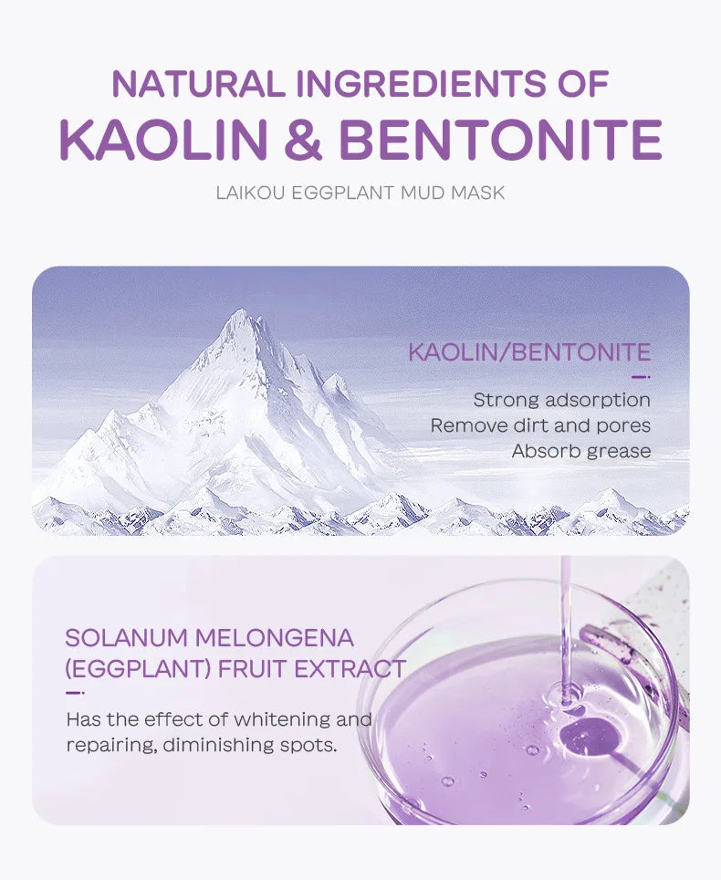 Eggplant Mud Mask Set (5pcs)