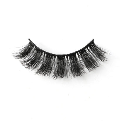False Eyelash Kit – 3/5 Pairs Fluffy Mink Lashes with Tweezer & Brush