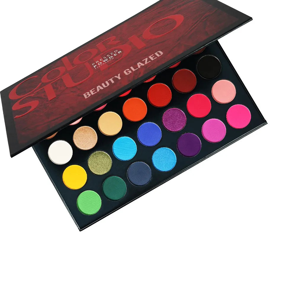 Beauty Glazed 35-Color Eyeshadow Palette – Matte, Shimmer & Glitter Shades