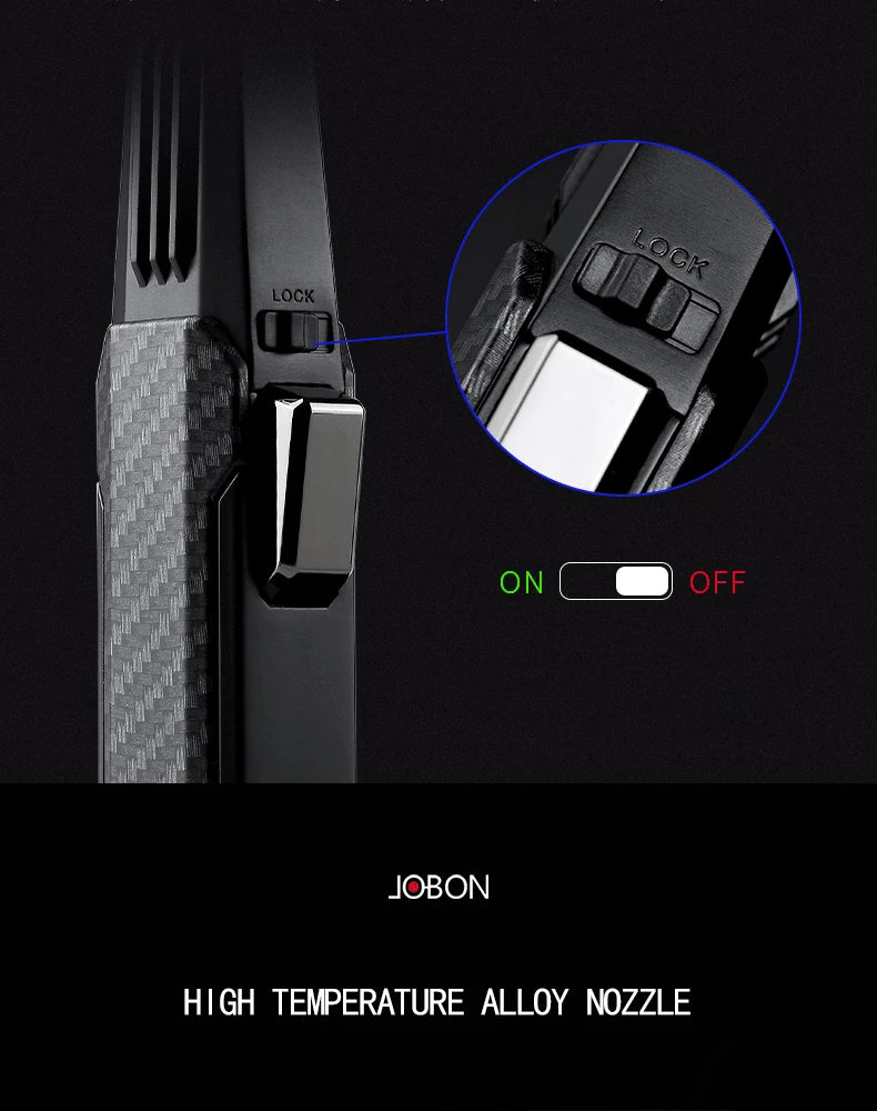 Big Jet Flame Torch Lighter – Adjustable Turbo BBQ, Kitchen, and Cigar Torch