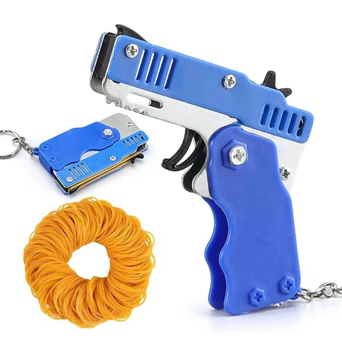 Mini Folding Rubber Band Launcher