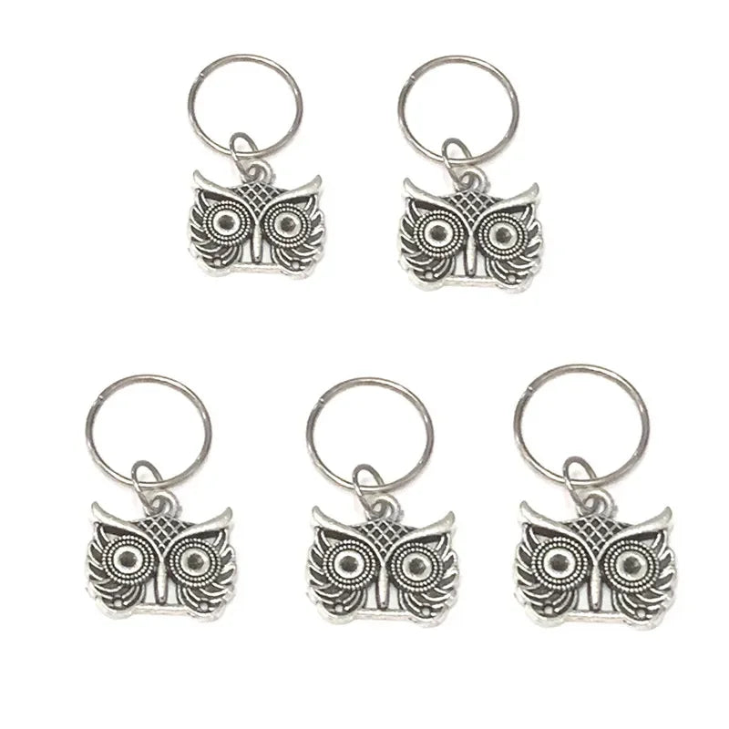 5pcs Butterfly Hair Beads