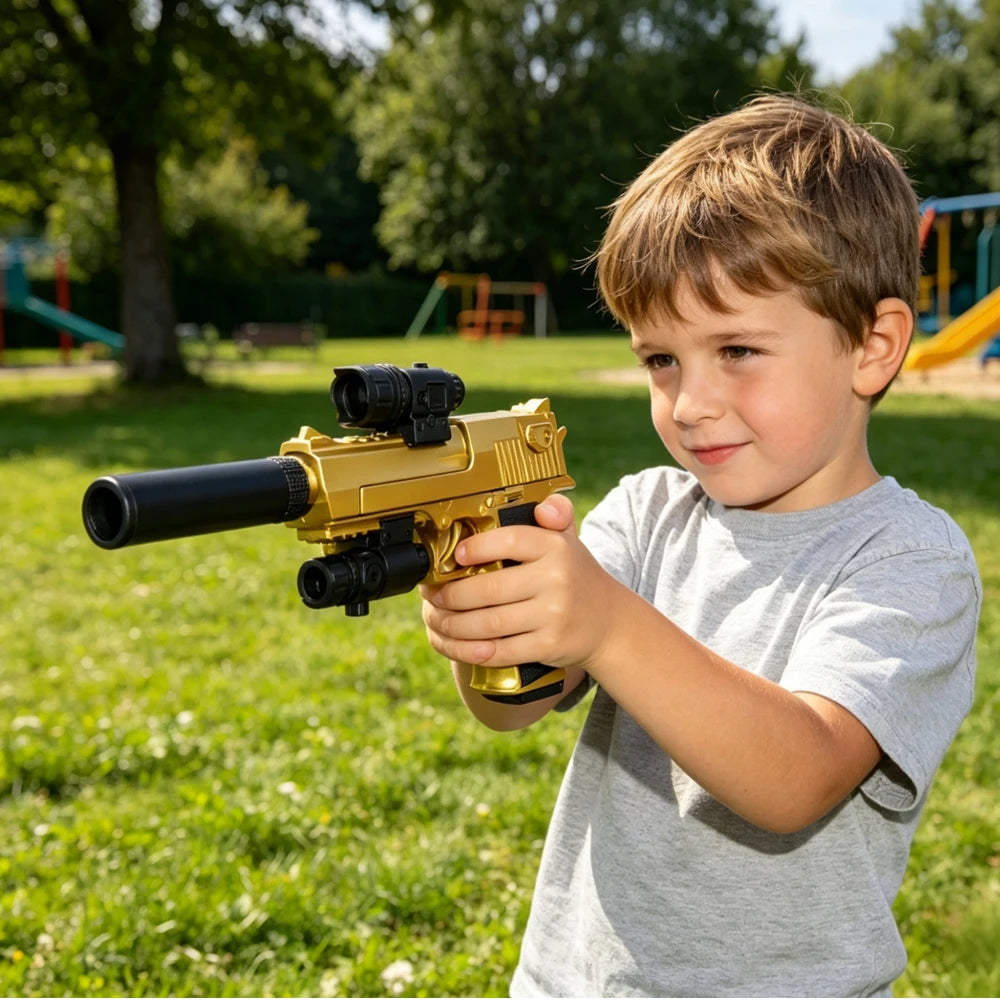 Desert Eagle Shell Ejecting Toy Pistol