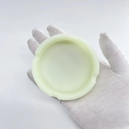 Luminous Silicone Gel Tray – Glow-in-the-Dark Circular Organizer