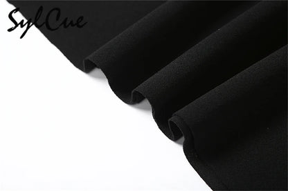 Black Strapless Mini Dress – Elegant Slim Party Tube Dress