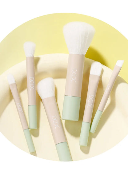 6-Piece Portable Mini Makeup Brush Set