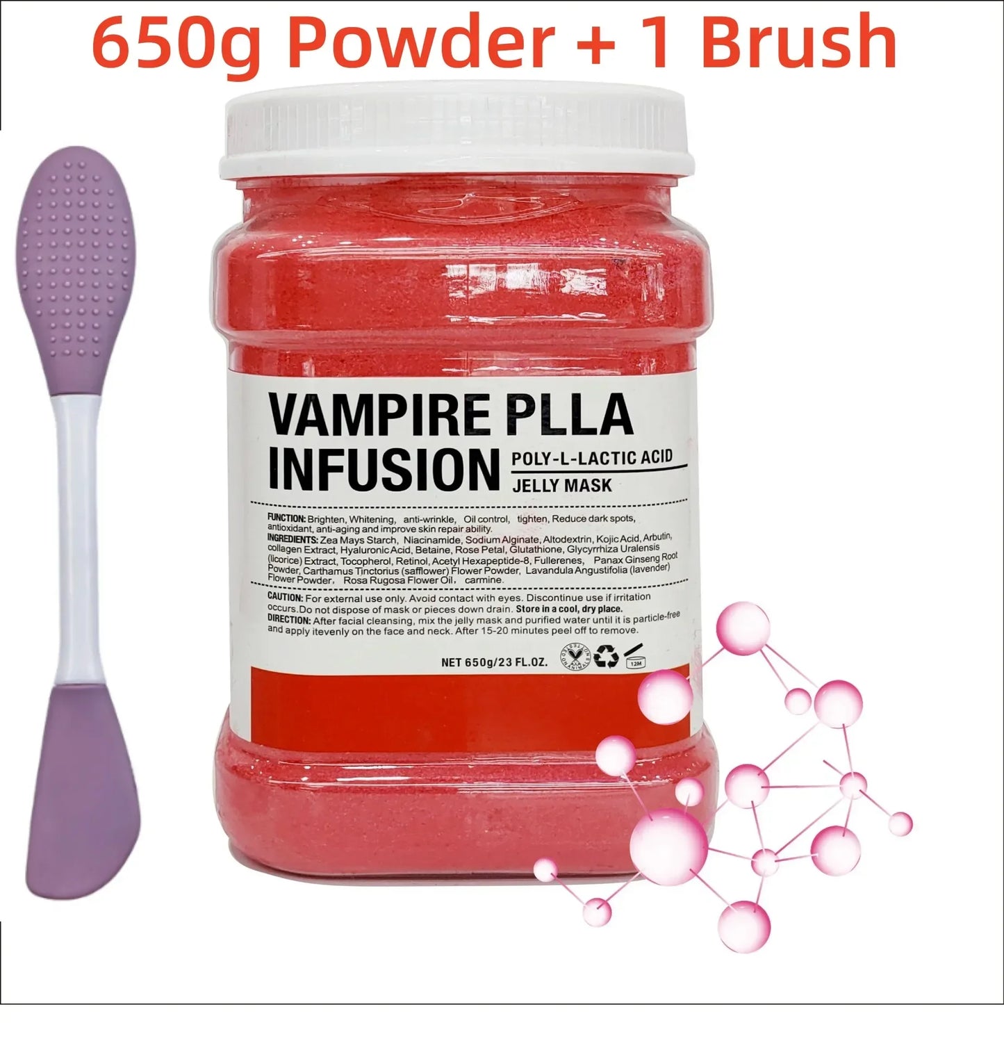 650g Chamomile & Hyaluronic Acid Jelly Mask Powder – Hydrating, Firming & Brightening Facial Treatment 💆‍♀️✨