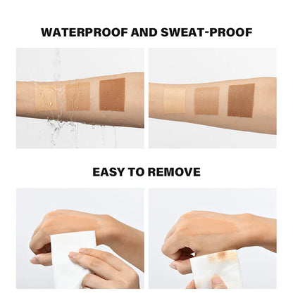 Waterproof Body & Leg Makeup Lotion – Medium Bronze Foundation Cream (118g)