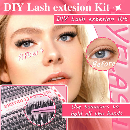 DIY Individual Lash Extension Kit (30D / 40D / 50D / 80D)