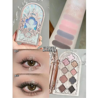 Flower Knows Moonlight Mermaid Eyeshadow Palette – 8 Magical Shades to Mesmerize