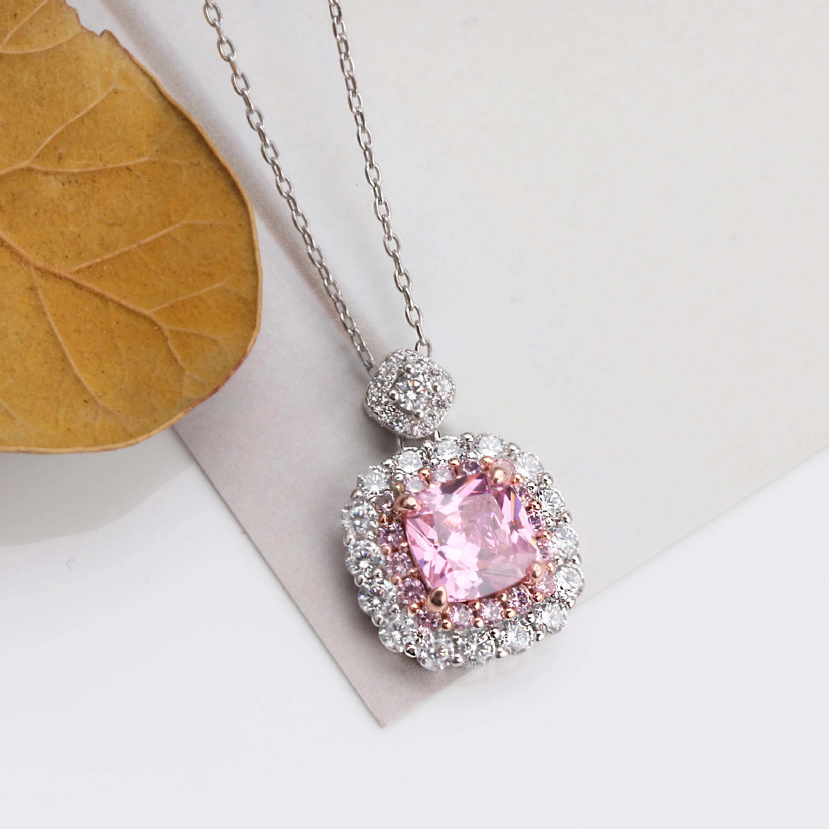 CC Cubic Zirconia Water Drop Pendant Necklace