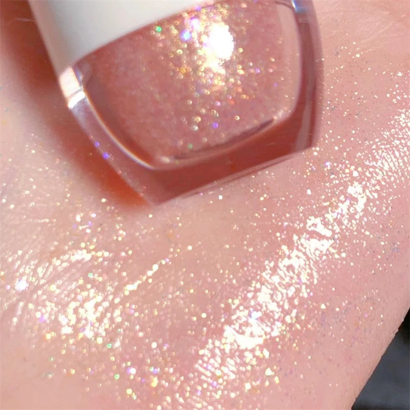 Bear Bowling Ball Liquid Eyeshadow – Super Sparkle Pearl Glitter Eye Makeup