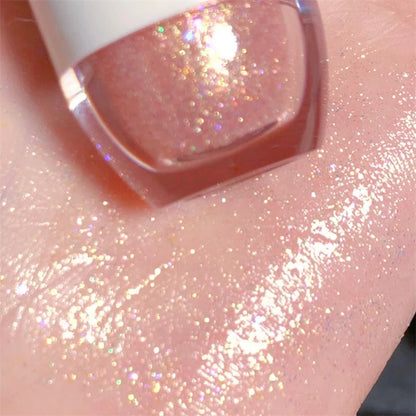 Bear Bowling Ball Liquid Eyeshadow – Super Sparkle Pearl Glitter Eye Makeup