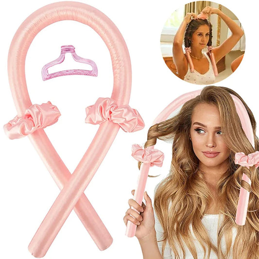 Heatless Curling Rod Headband Set – Wake Up to Effortless Curls