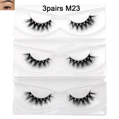 Natural Half Eye False Eyelashes – Soft Mink Look with Lightweight Cotton Band