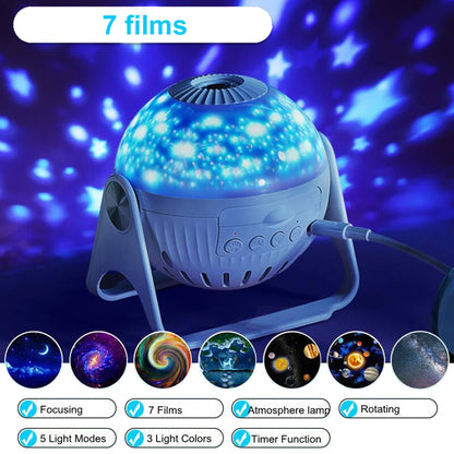 Galaxy Projector Night Light – Starry Planetarium Lamp for Home & Gifts