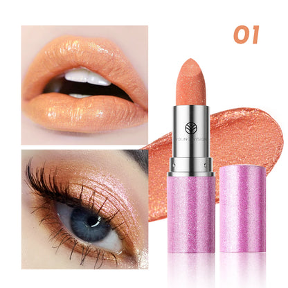 YOUNG VISION Color-Changing Pearl Lipstick – Flash, Glow &amp; Go!