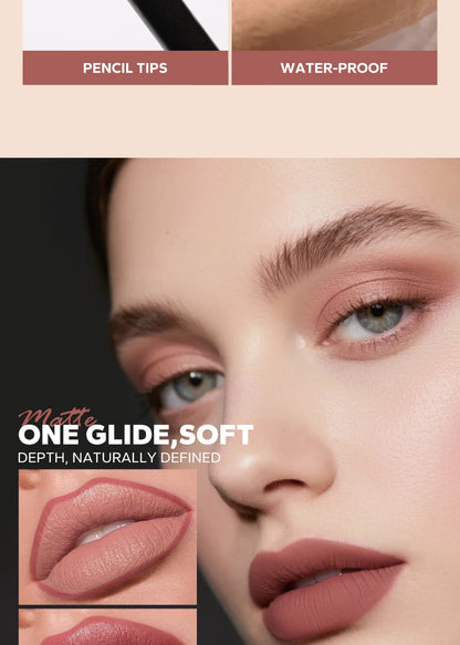12pcs Matte Silky Lip Liner Set ✨