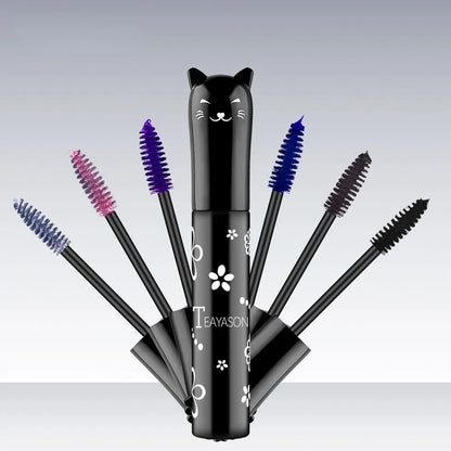 6-Color Waterproof Fast-Dry Mascara – Ink Your Lashes in Vivid Drama