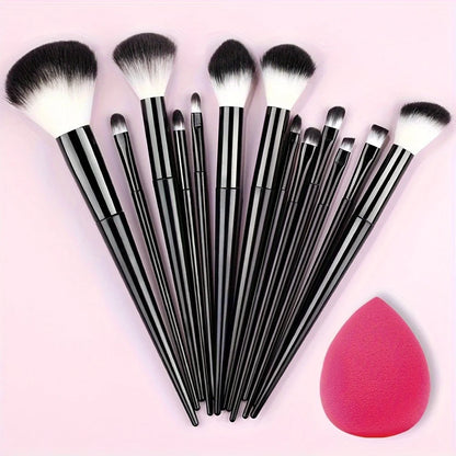Professional Makeup Brush Set – 13pcs / 33pcs with Sponges & Tools