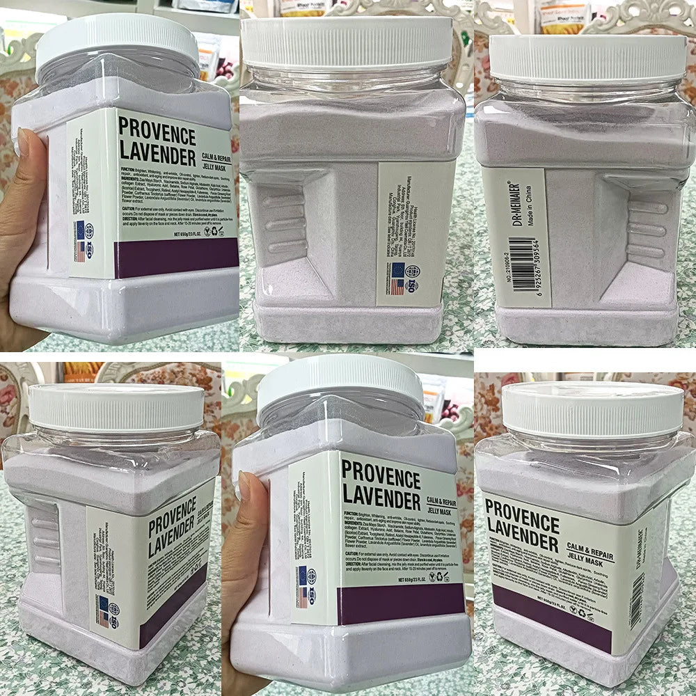 650g Chamomile & Hyaluronic Acid Jelly Mask Powder – Hydrating, Firming & Brightening Facial Treatment 💆‍♀️✨