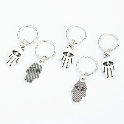 5pcs Butterfly Hair Beads