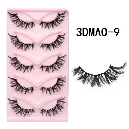 Cat Eye 3D Lashes – Fluffy, Wispy, Manga Magic