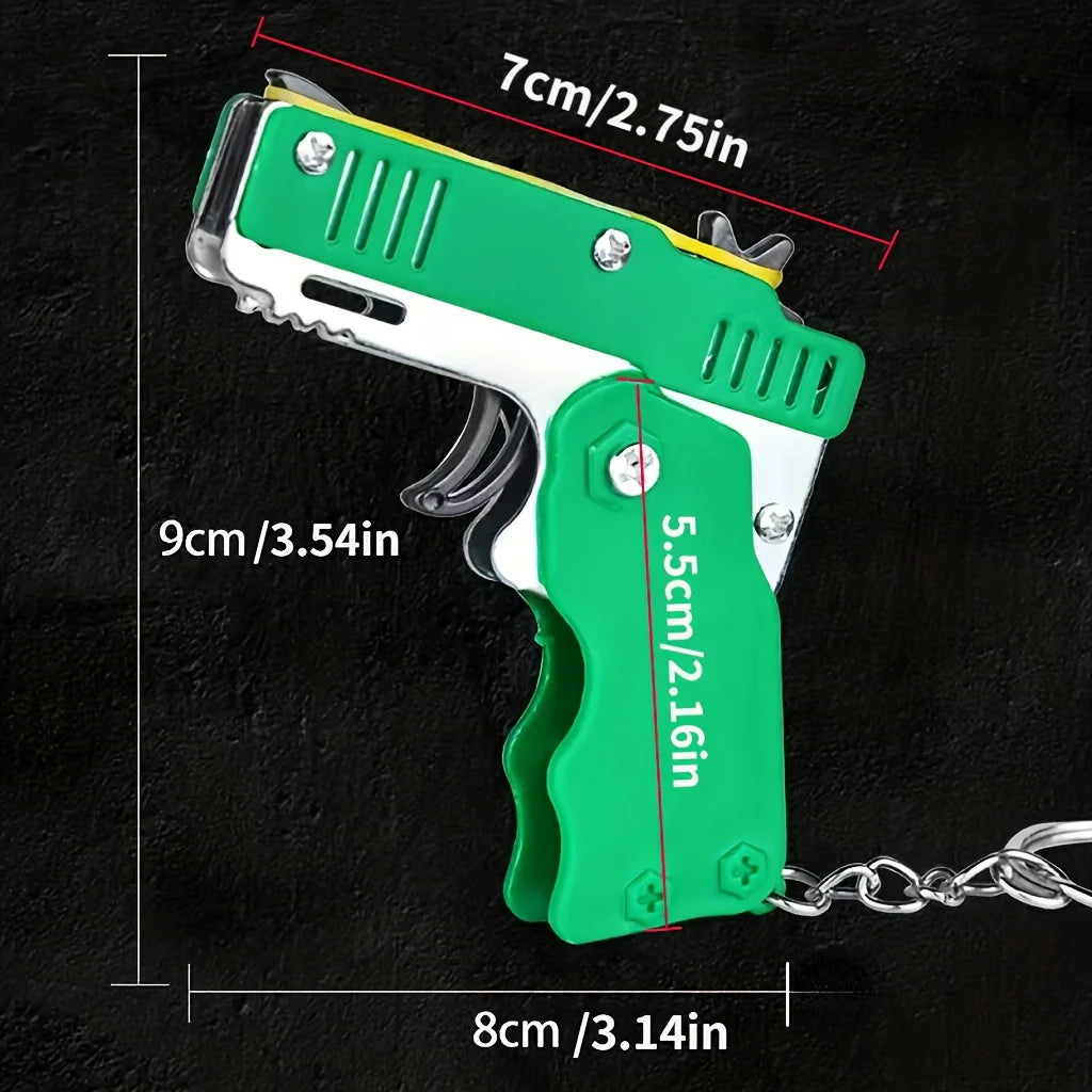 Mini Folding Rubber Band Launcher