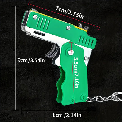 Mini Folding Rubber Band Launcher
