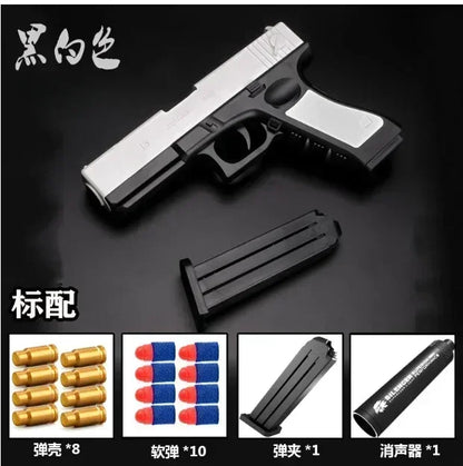 Shell Ejecting Soft Bullet Pistol