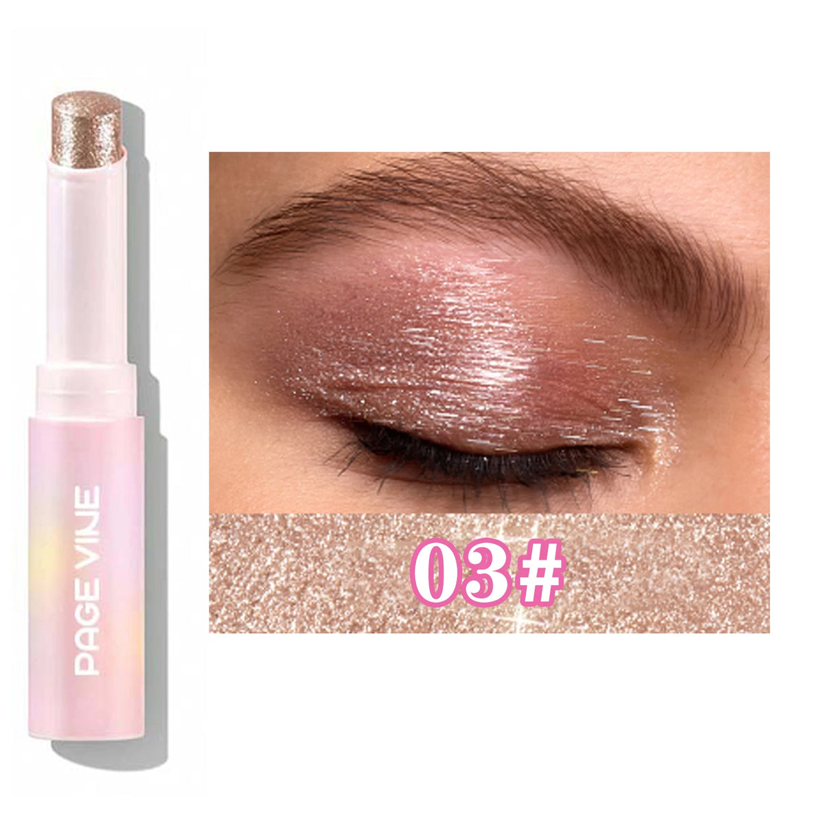 Jelly Glitter Highlight Eyeshadow Stick