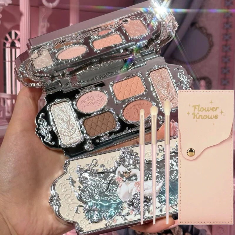 Flower Knows Swan Ballet Eyeshadow Palette