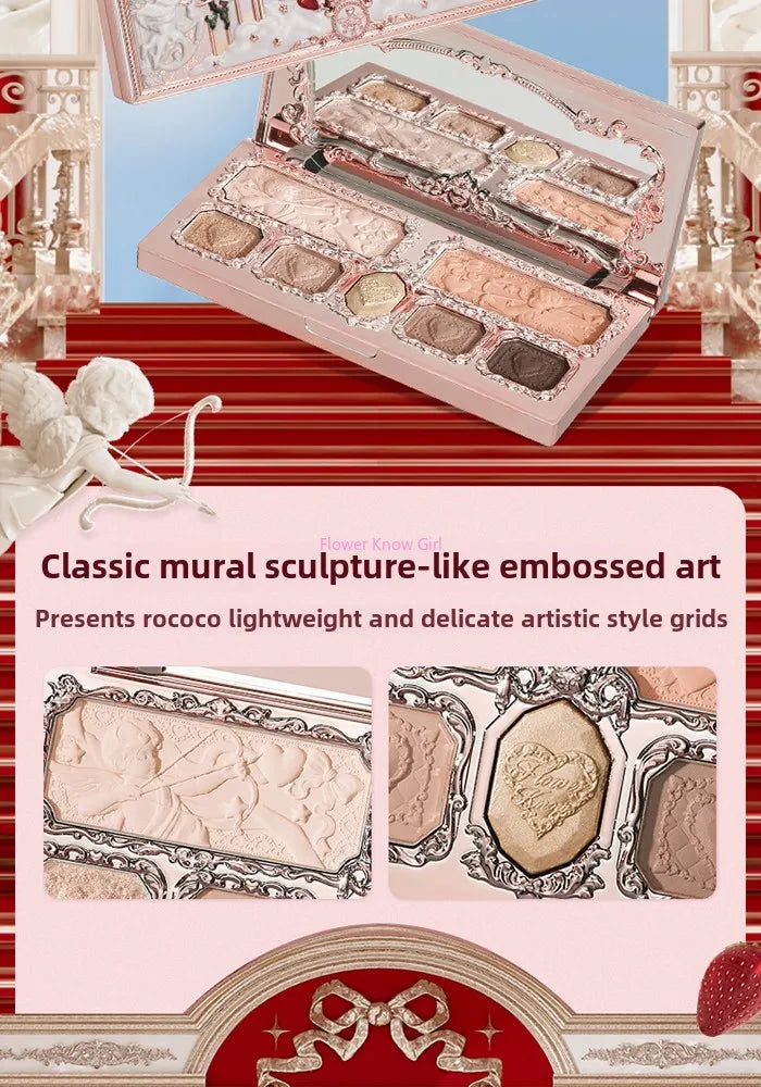 Strawberry Cupid Complexion Palette – Blush, Eyeshadow, Highlighter & Bronzer