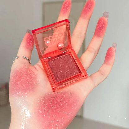🌸 PINKCOCO Fine Shimmer Tipsy Blush – Multi-Use Soft Mist Glow