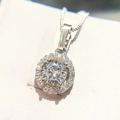 CC Cubic Zirconia Water Drop Pendant Necklace