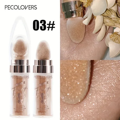 Shimmer Fairy Powder Highlighter – Loose Glitter Wand for Face & Body Glow