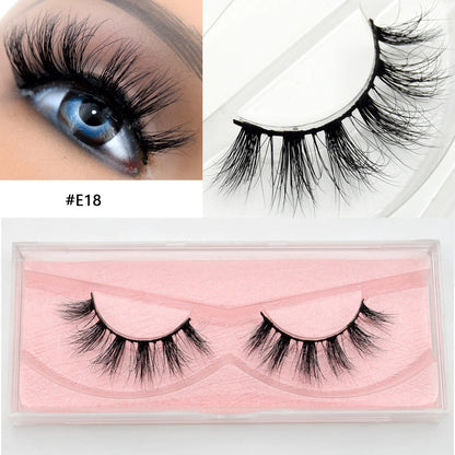 Natural Half Eye False Eyelashes – Soft Mink Look with Lightweight Cotton Band