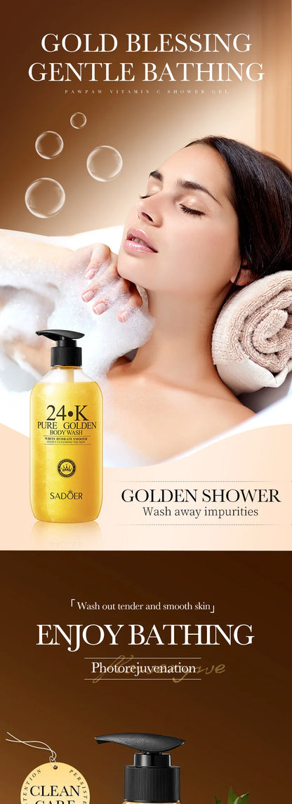 24K Pure Gold Body Wash