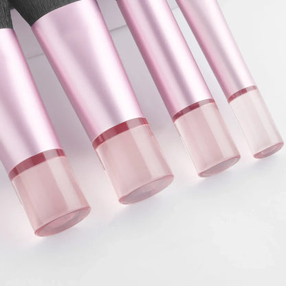 10-Piece Mini Makeup Brush Set – Portable Beauty Tools