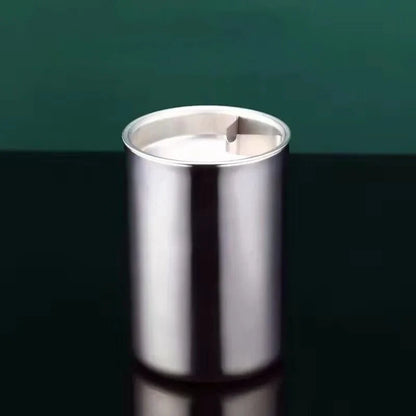 Stainless Steel Ashtray with Lid