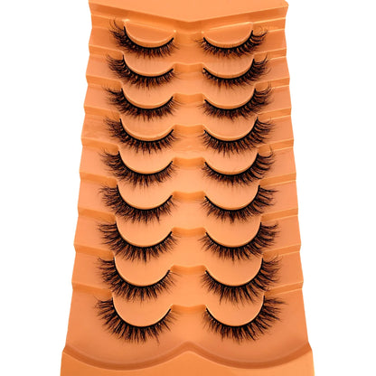 3D Mink-Effect False Eyelash Set – Soft, Fluffy &amp; Full of Volume
