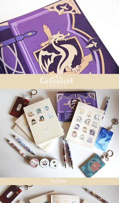 Genshin Impact Mona Notebook – Student Stationery, Cosplay Prop & Collector’s Gift