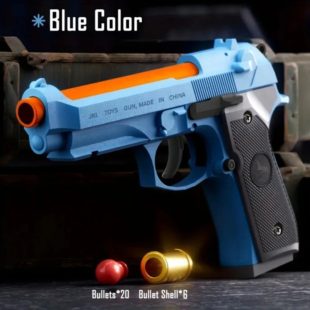 Shell Ejecting Soft Bullet Blaster