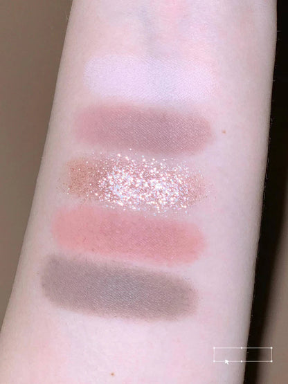 Moonlight Mermaid Eyeshadow Palette – 5-Color Matte & Shimmer Chameleon Finish