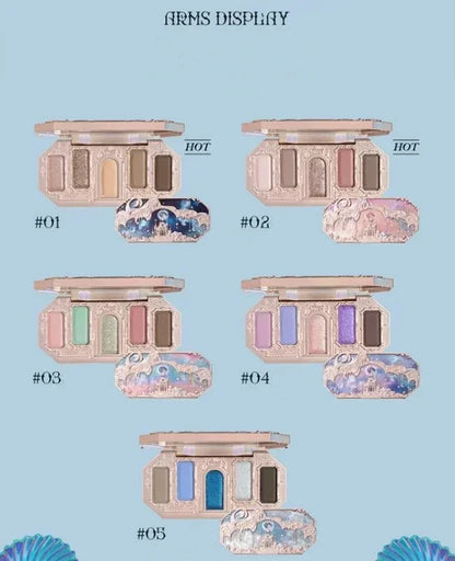 Flower Knows Moonlight Mermaid Eyeshadow Palette – 8 Magical Shades to Mesmerize