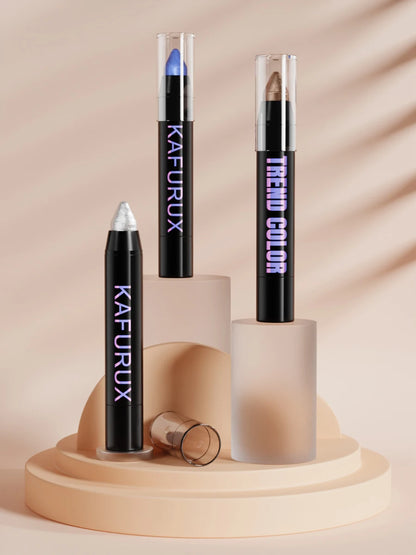 24-Color Pearlescent Eyeshadow & Eyeliner Pencil – Waterproof Shimmer and Matte Makeup Pen