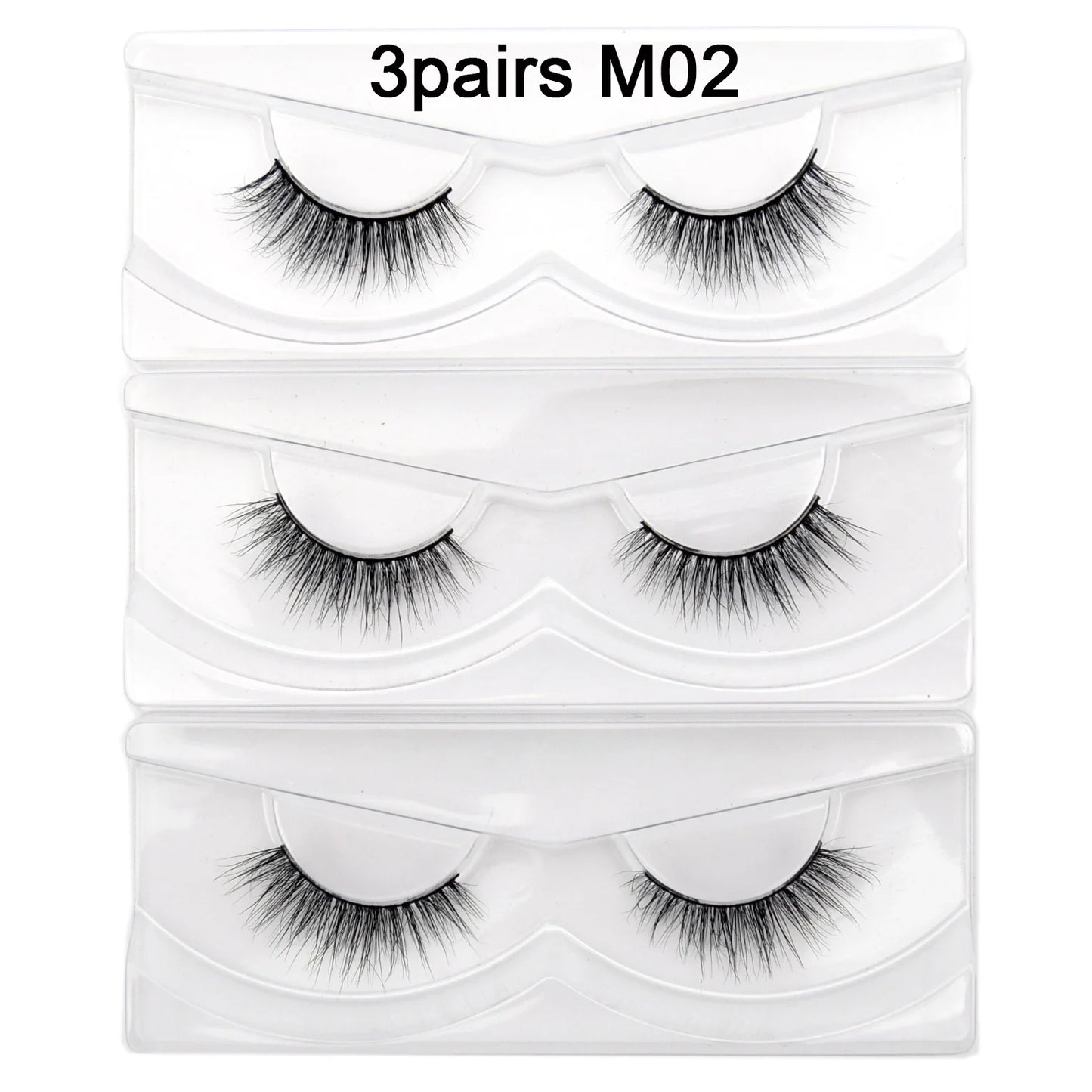 Natural Half Eye False Eyelashes – Soft Mink Look with Lightweight Cotton Band