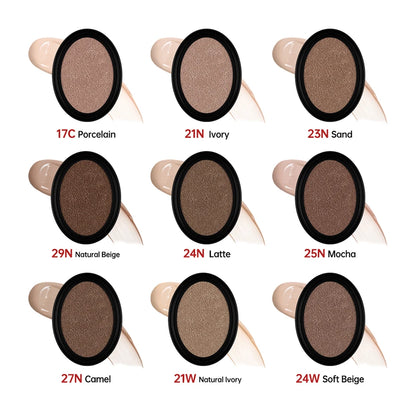 Cushion Refill Foundation – Waterproof, Semi-Matte & Long-Lasting (72H Wear)
