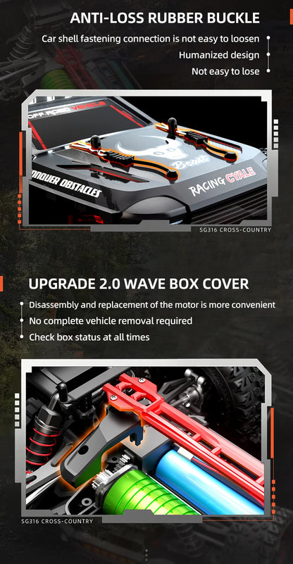 High-Speed RC Off-Road Drift Truck