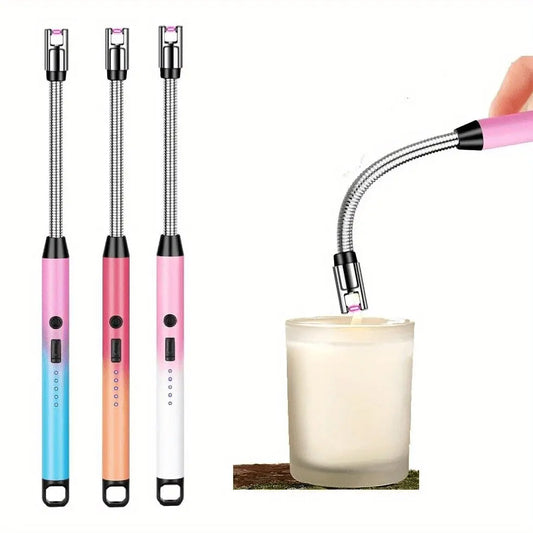3PCS Dual Arc Electric Lighter Set – Rotating 360° Design